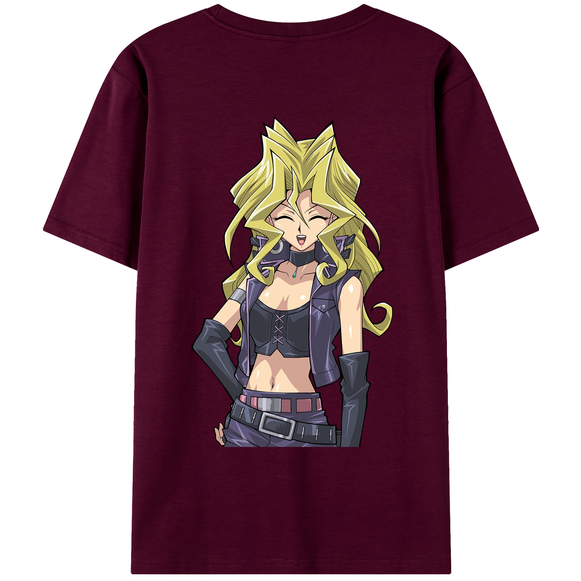 遊☆戯☆王 Yu-Gi-Oh! レディース半袖Tシャツ(バックプリント)